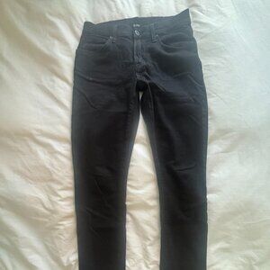 Hudson Mid-Rise Black 29W 32L Jeans